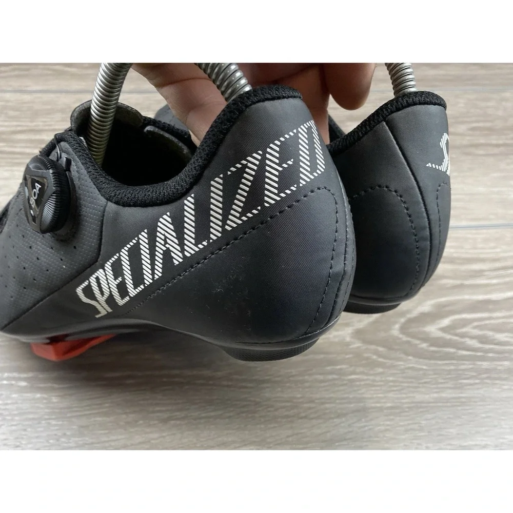 Specialized Men's Torch 1.0 Road Bike Cycling Shoes Red Clip BOA‎ Black Size 7.5